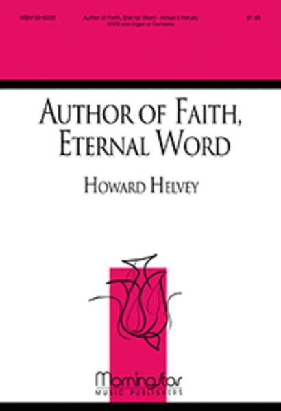 Author of Faith, Eternal Word (Choral Score image number null