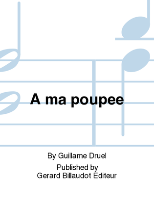 Book cover for A ma poupee
