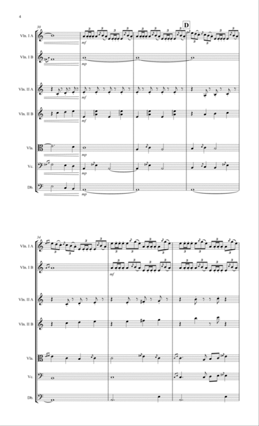 AVANT LA NEIGE AVANT LA NEIGE String Orchestra scores gallery preview page 4