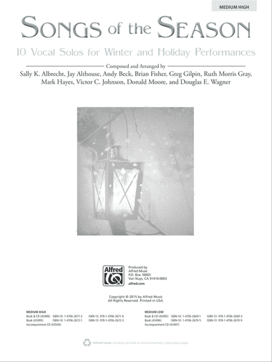 Songs of the Season Songs of the Season Voice scores gallery preview page 2