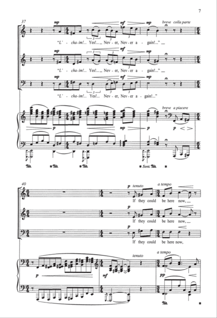 A Psalm Beyond the Silences 3-Part scores gallery preview page 6
