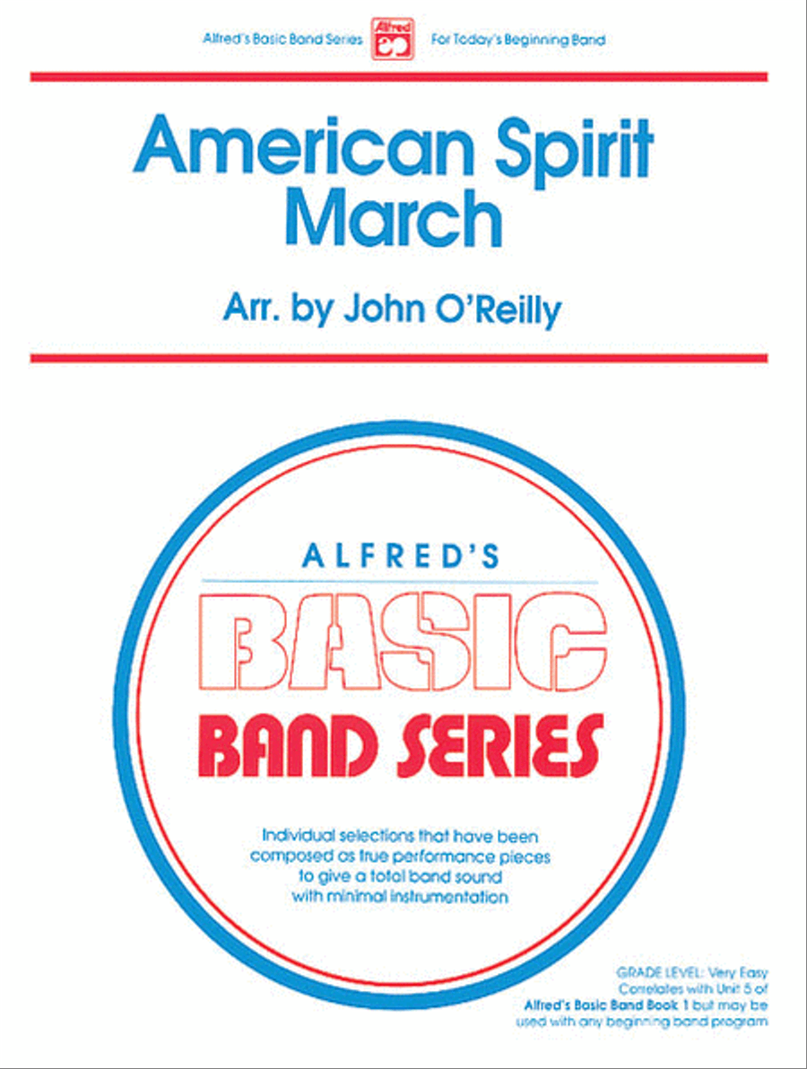 American Spirit March Concert Band scores gallery preview page 1