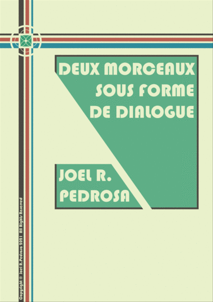 Deux morceaux sous forme de dialogue Piano Solo scores gallery preview page 1
