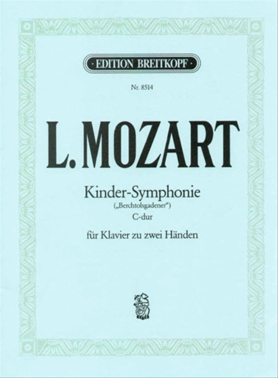 Children's Symphony in C major Piano Solo scores gallery preview page 1