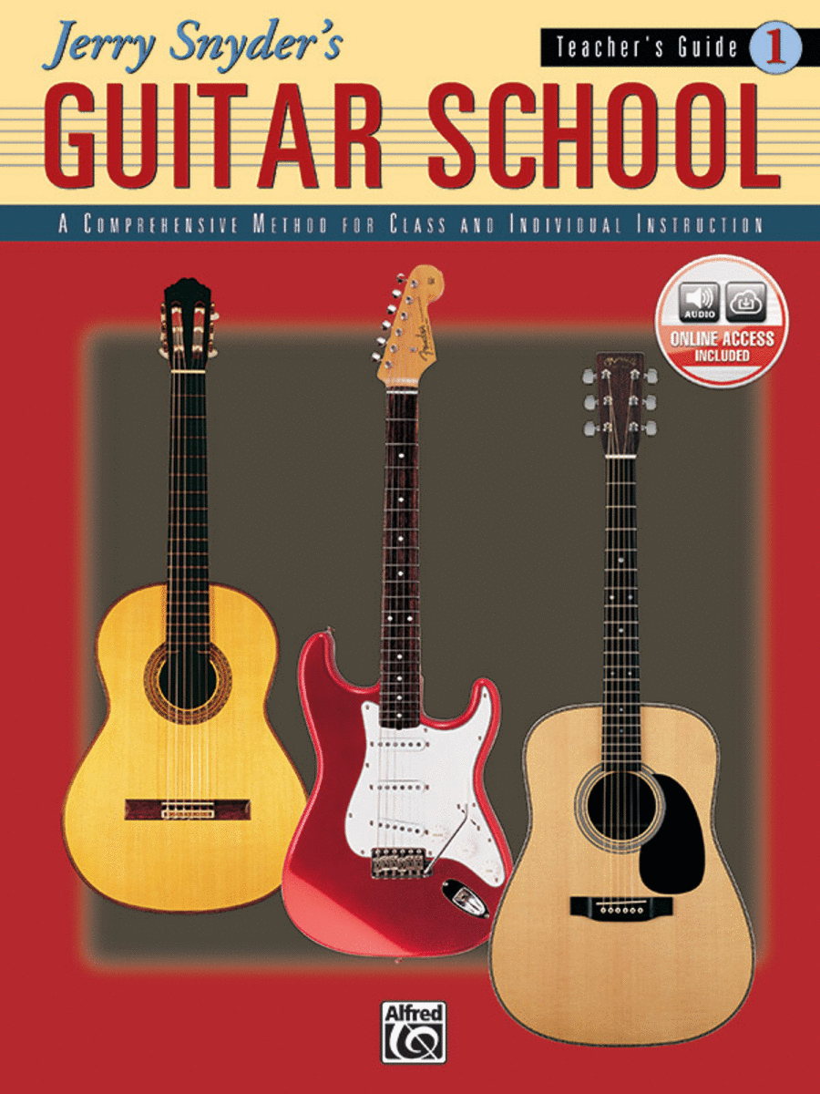Jerry Snyder's Guitar School, Teacher's Guide, Book 1 Easy Guitar scores gallery preview page 1