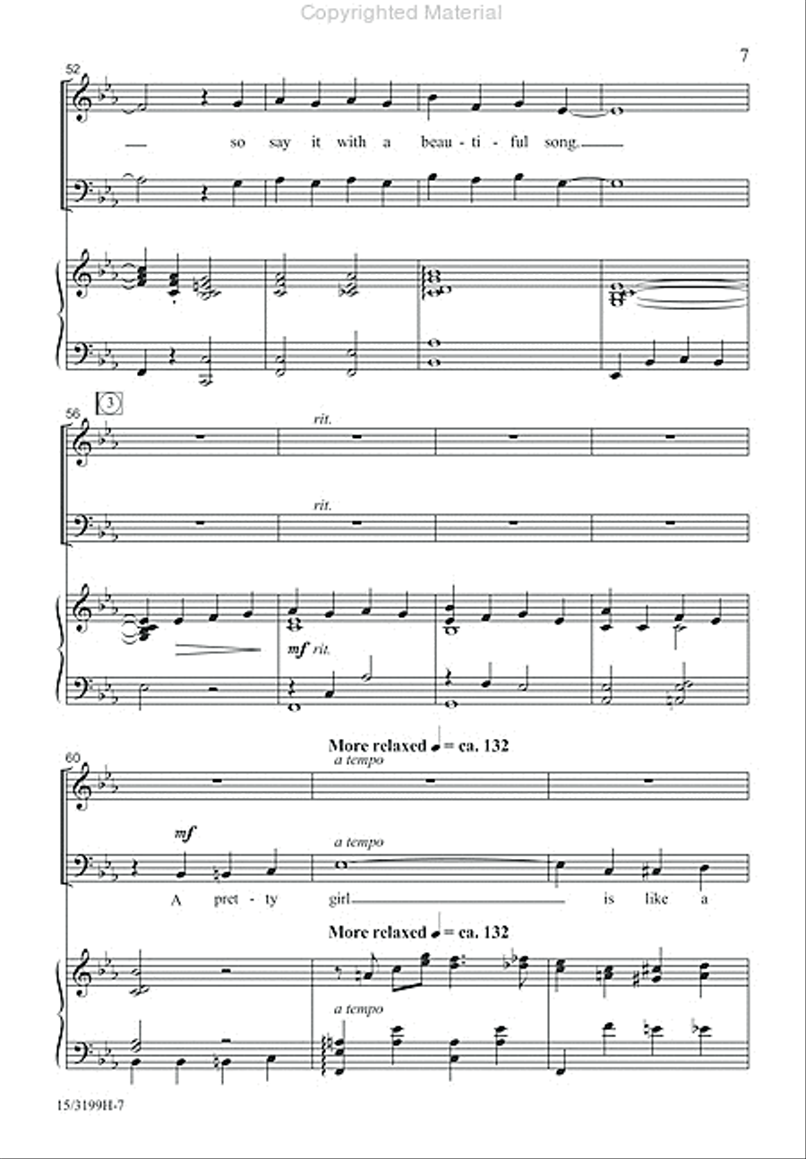 Say It With Music 4-Part scores gallery preview page 7