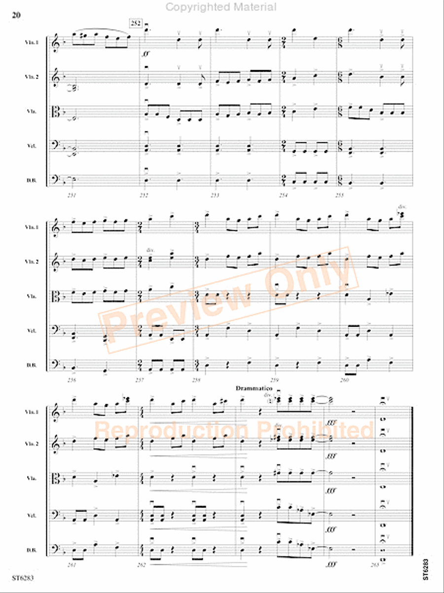 Orion and the Scorpion String Orchestra scores gallery preview page 20