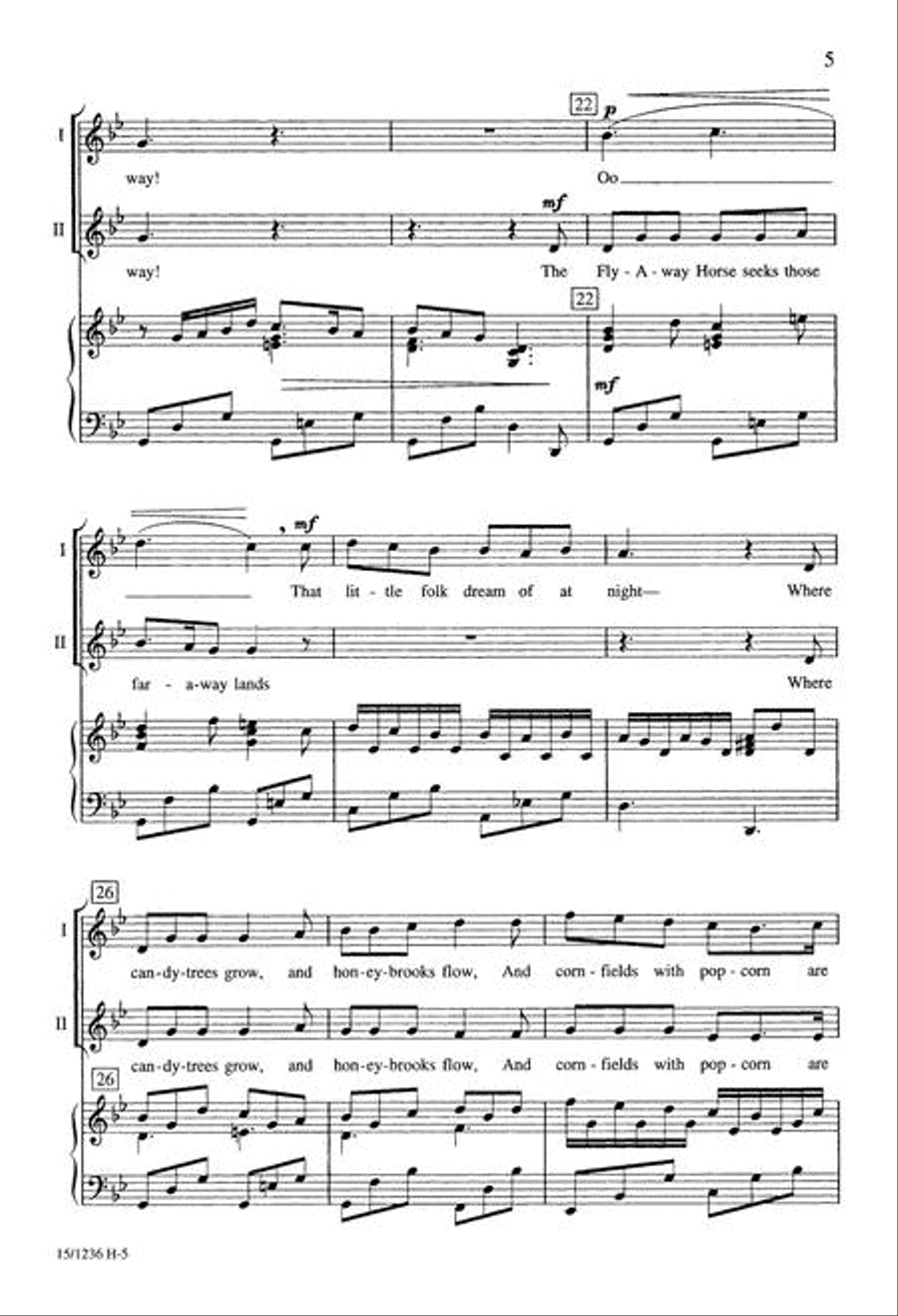 The Fly Away Horse The Fly Away Horse 3-Part scores gallery preview page 5