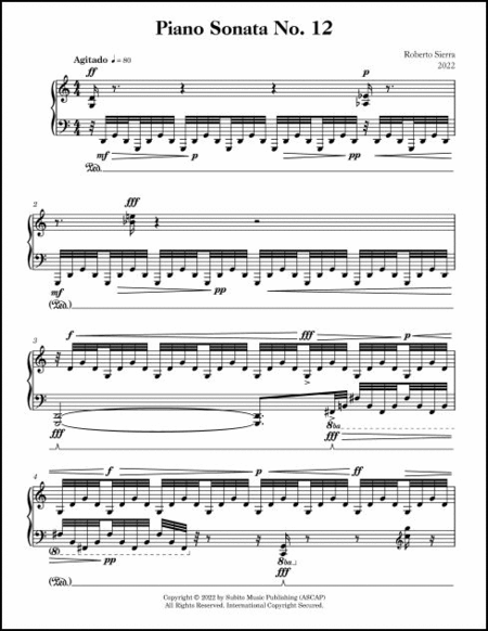 Piano Sonata No. 12