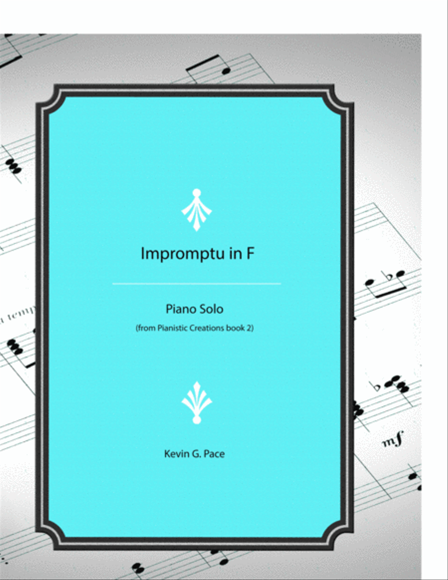 Impromptu in F - original piano solo Piano Solo scores gallery preview page 1