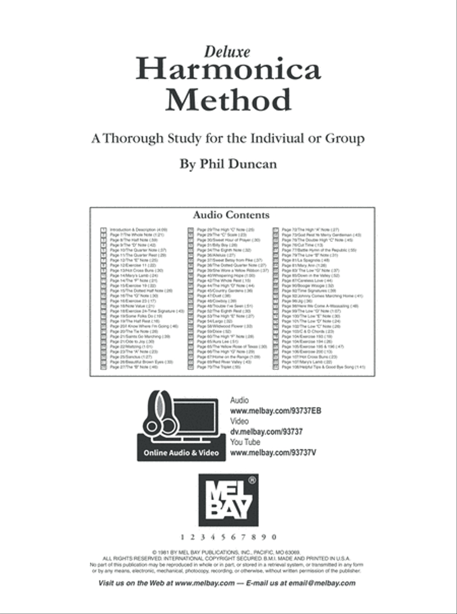 Deluxe Harmonica Method Deluxe Harmonica Method Harmonica scores gallery preview page 2