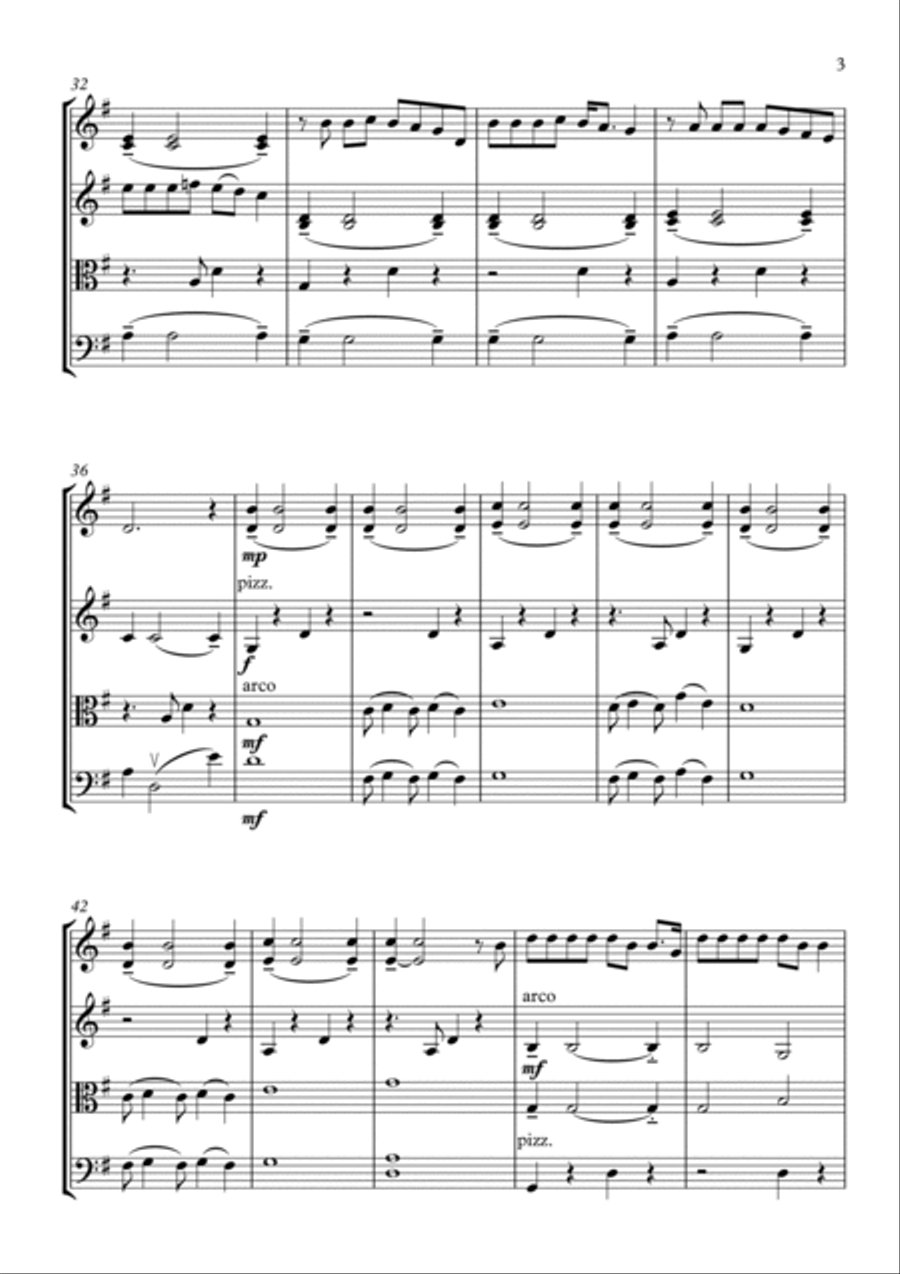 Starlings String Quartet scores gallery preview page 3