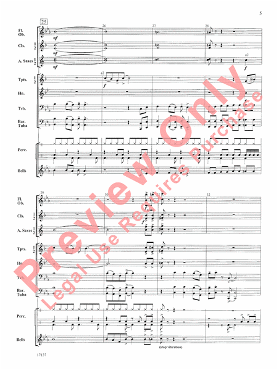 The Bottom Line Concert Band scores gallery preview page 6