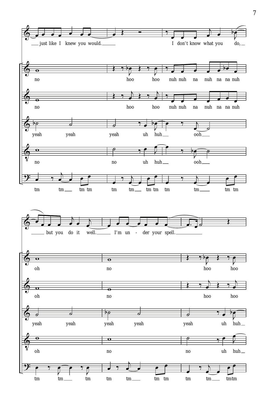 Mercy Mercy 4-Part scores gallery preview page 5