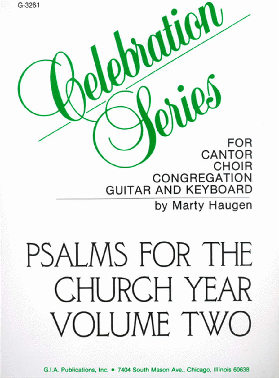 Psalms for the Church Year - Volume 2