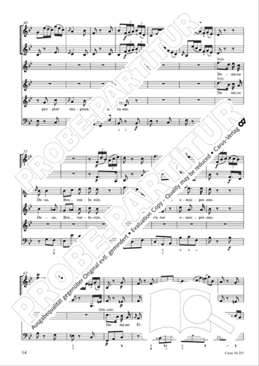 Missa Sancti Aloysii SSA scores gallery preview page 15