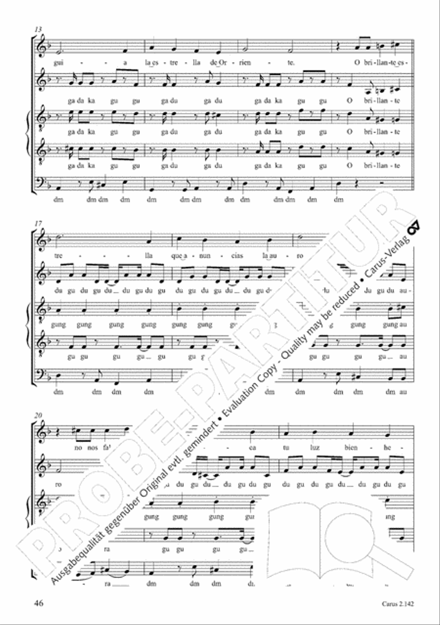 Christmas Carols of the World. Choral collection 4-Part scores gallery preview page 43