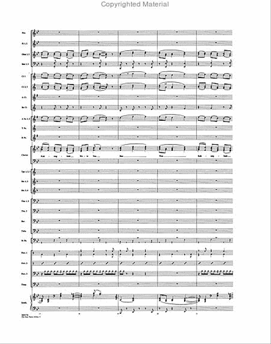 Dry Your Tears, Afrika (from Amistad) Concert Band scores gallery preview page 5