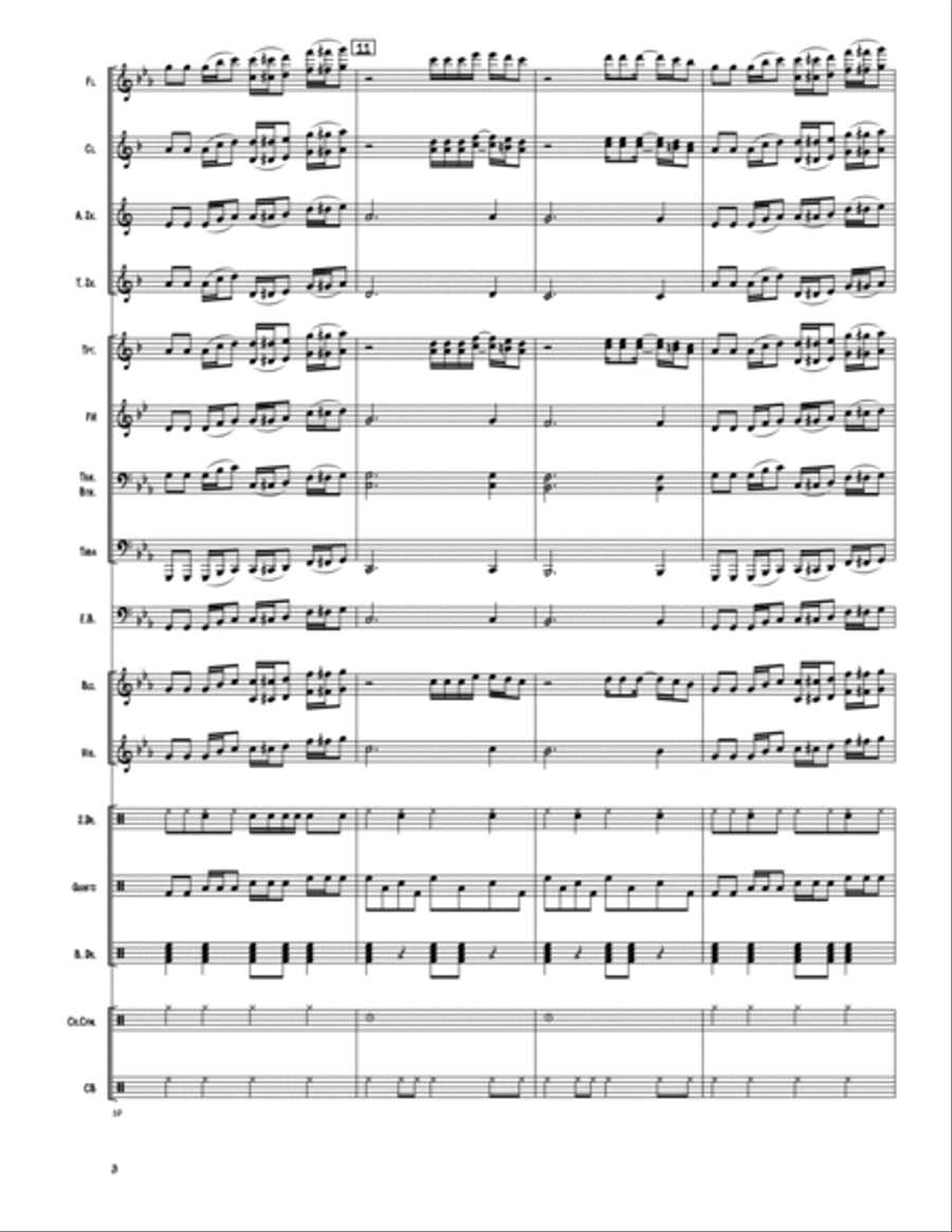 Iron Man Marching Band scores gallery preview page 3