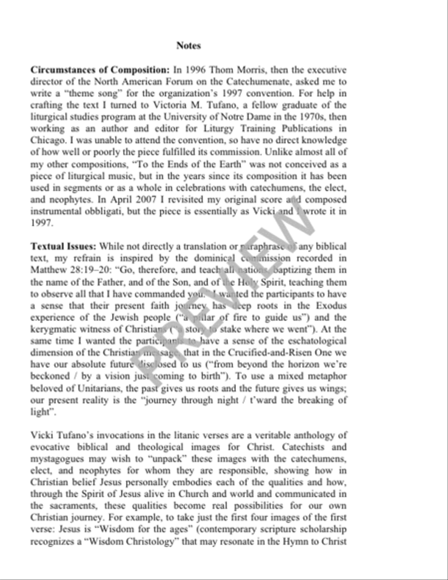To the Ends of the Earth To the Ends of the Earth 4-Part scores gallery preview page 18