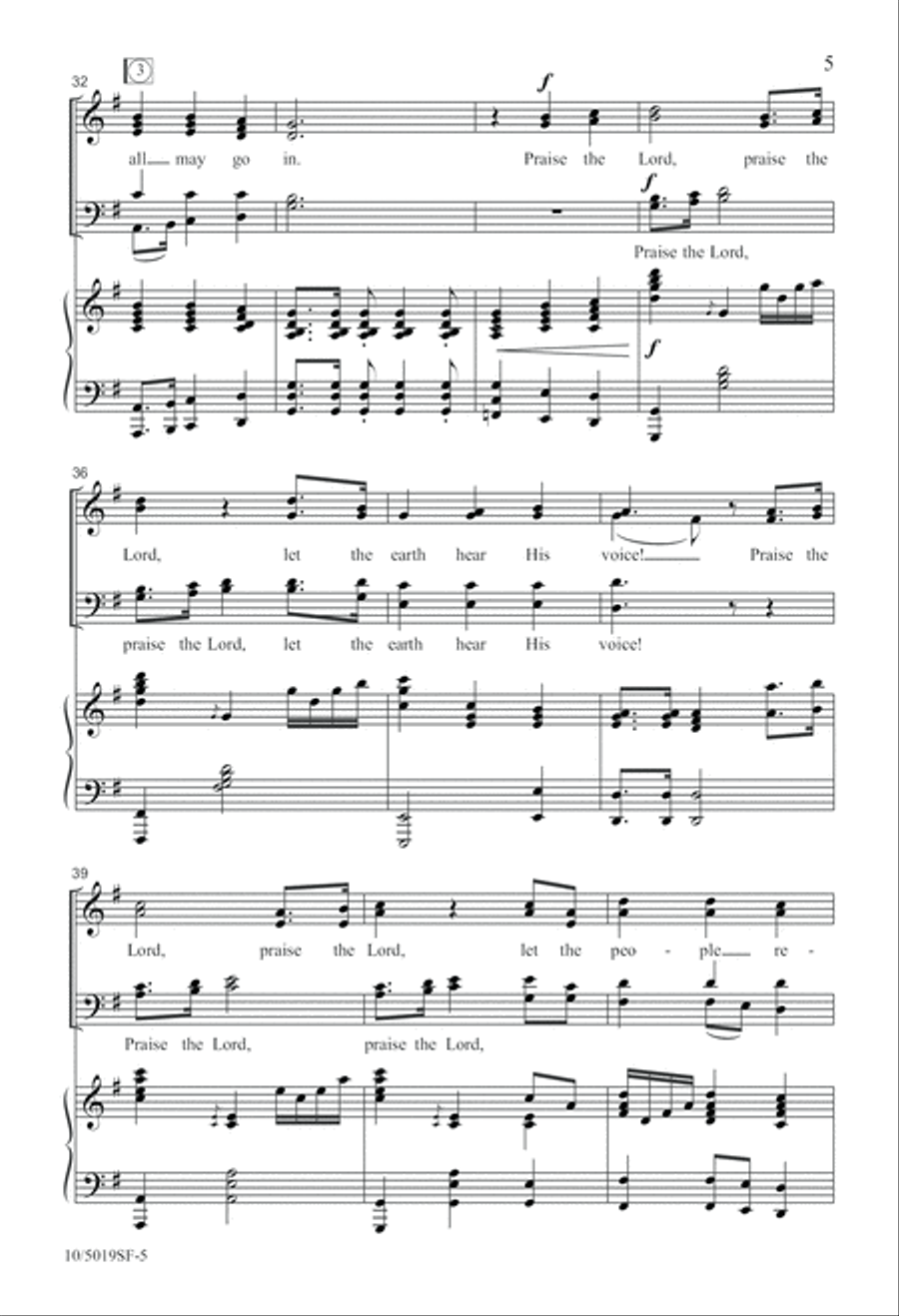Great Things He Has Done 4-Part scores gallery preview page 5