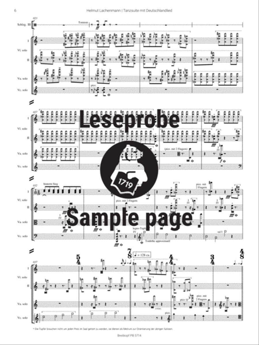 Tanzsuite mit Deutschlandlied Bassoon scores gallery preview page 4
