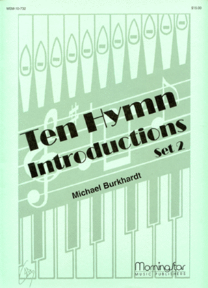Book cover for Ten Hymn Introductions, Set 2