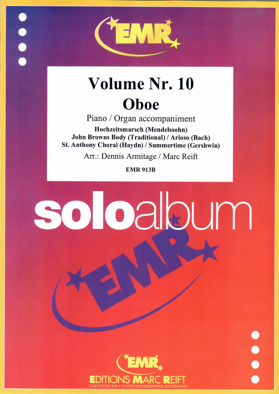 Solo Album Volume 10 Organ scores gallery preview page 1