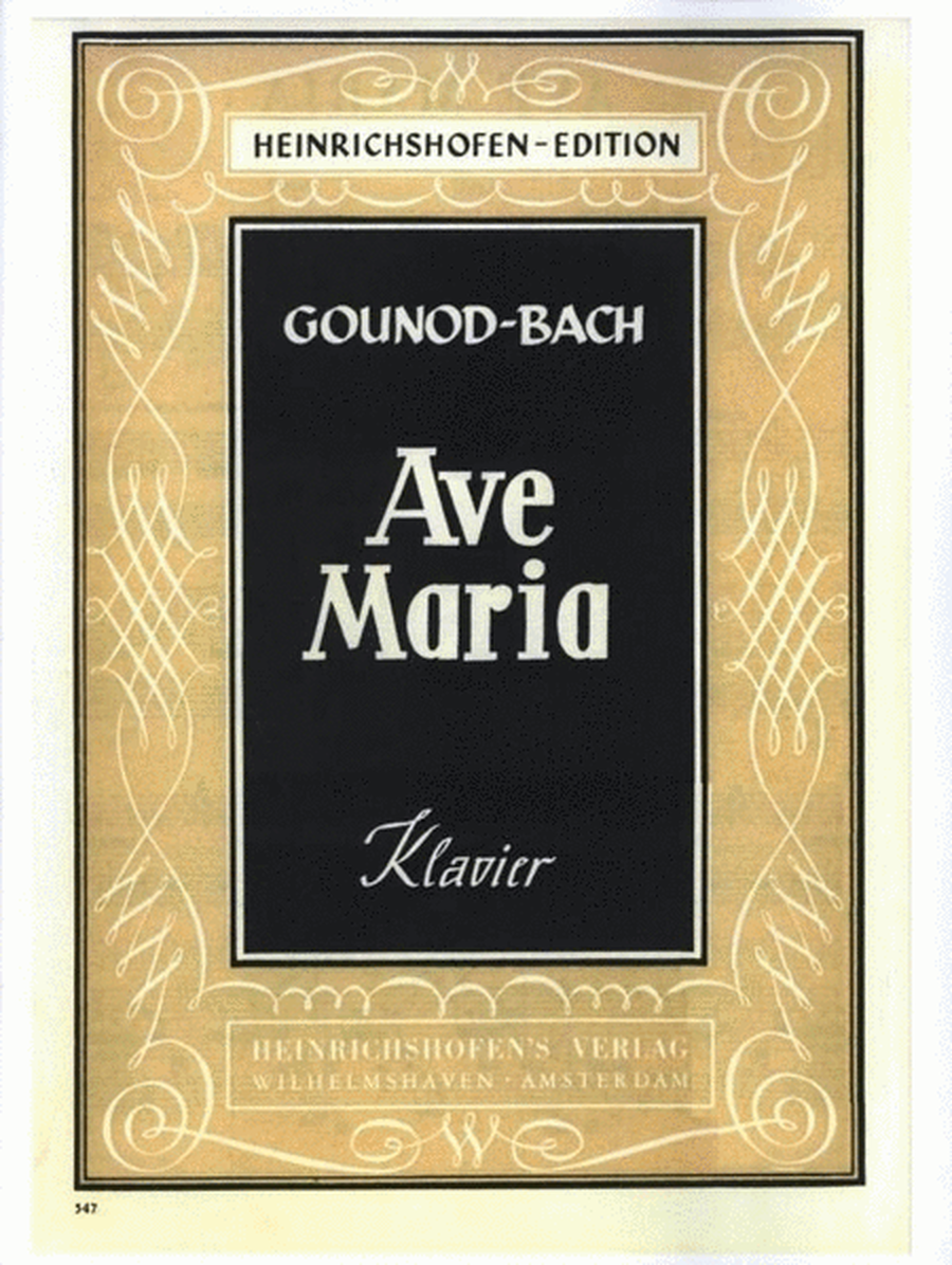 Bach/Gounod - Ave Maria Piano Solo