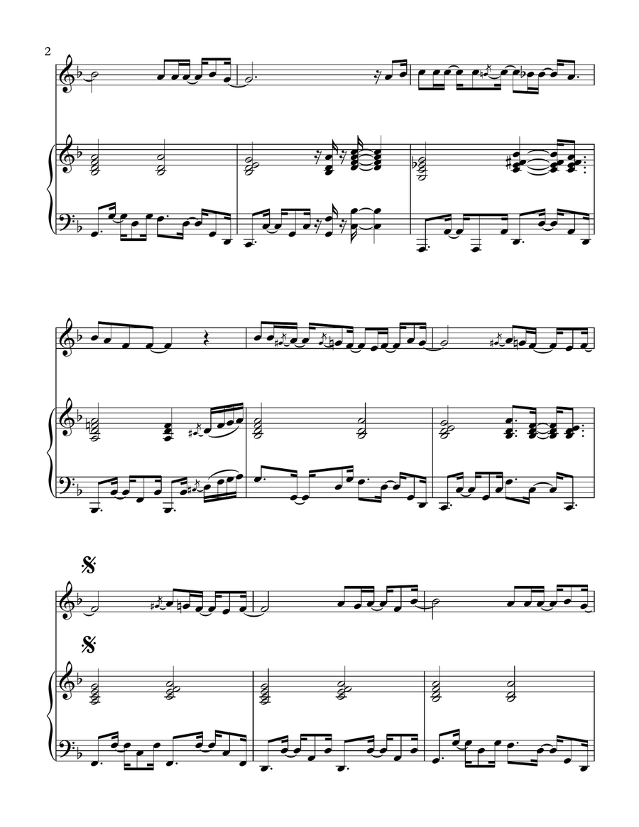 You Are Not Alone Violin Solo scores gallery preview page 3