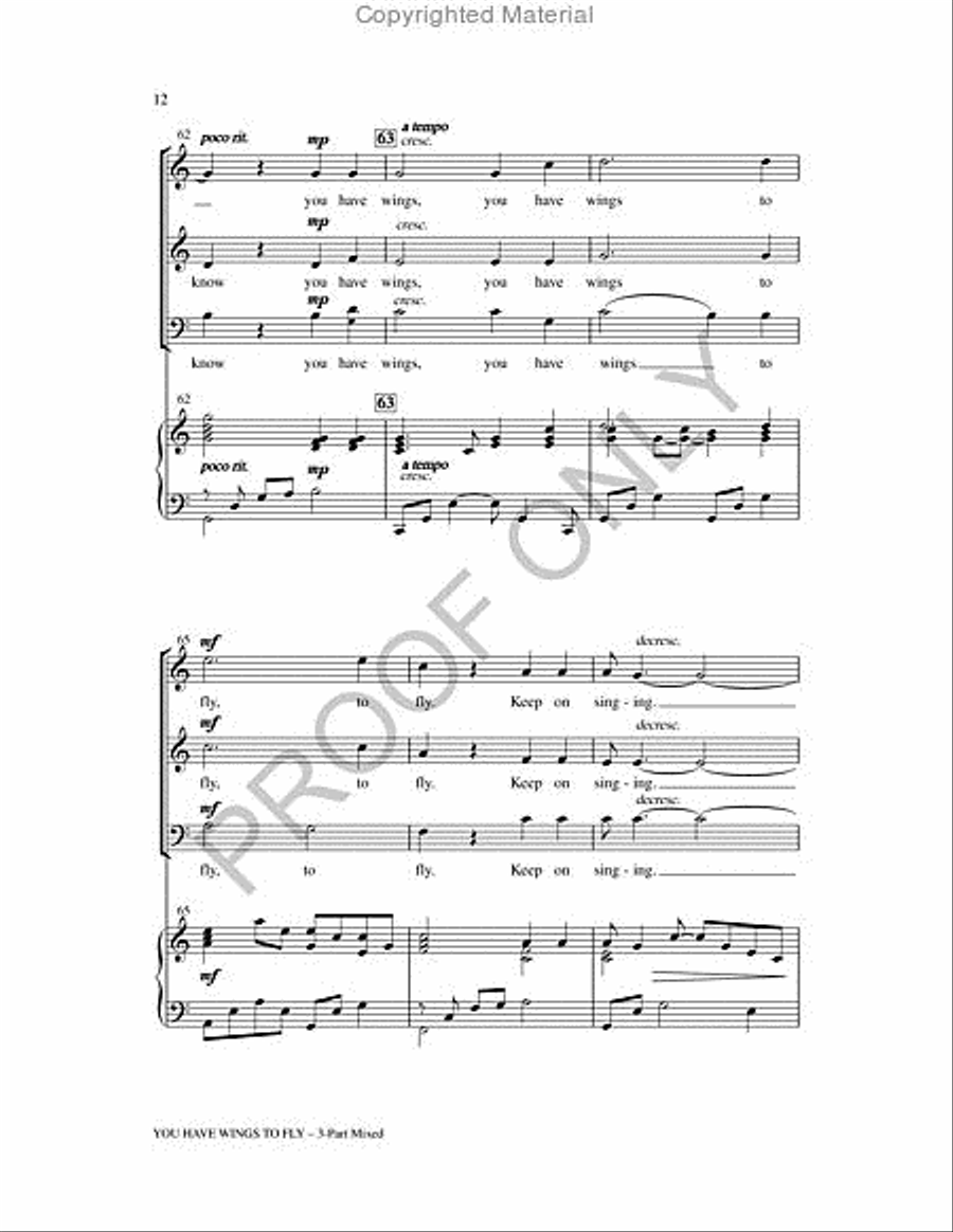 You Have Wings To Fly 2-Part scores gallery preview page 12