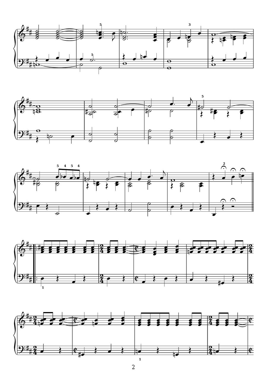 A Man And A Woman (Un Homme Et Une Femme) Piano Solo scores gallery preview page 2