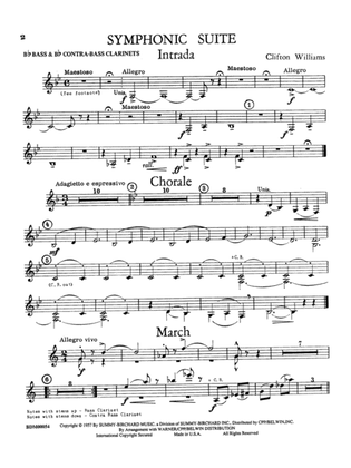 Symphonic Suite: B-flat Bass Clarinet