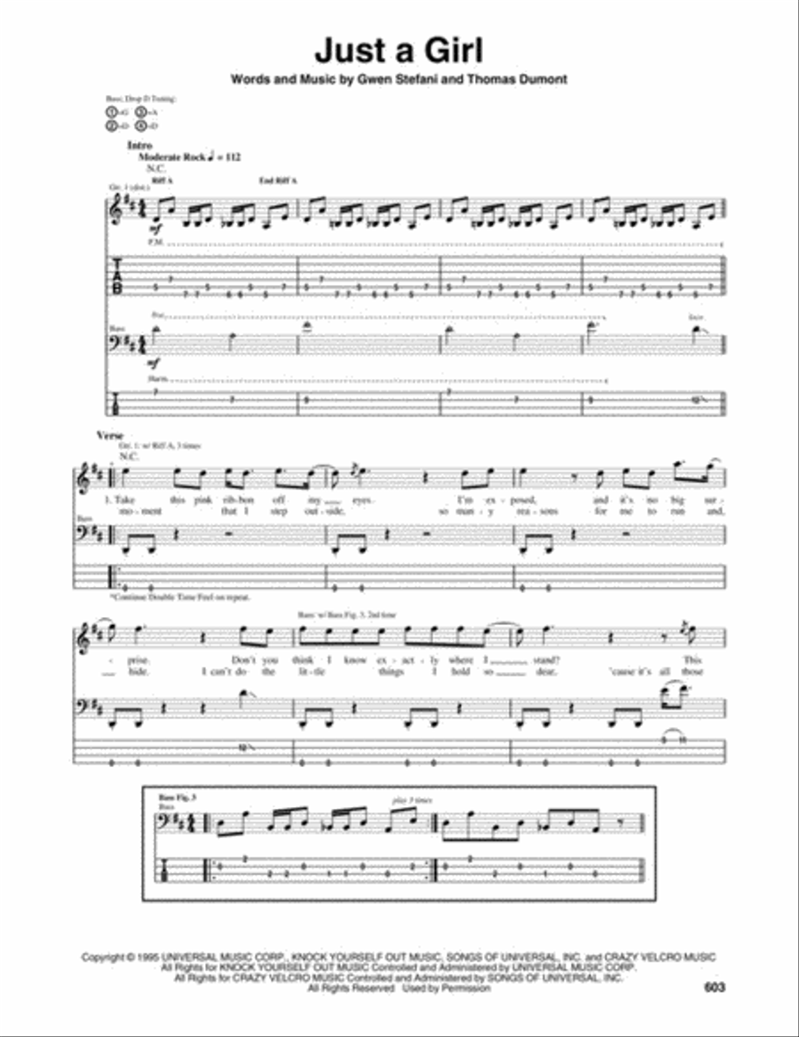 Guitar Tab White Pages Volume 3 Electric Guitar scores gallery preview page 9