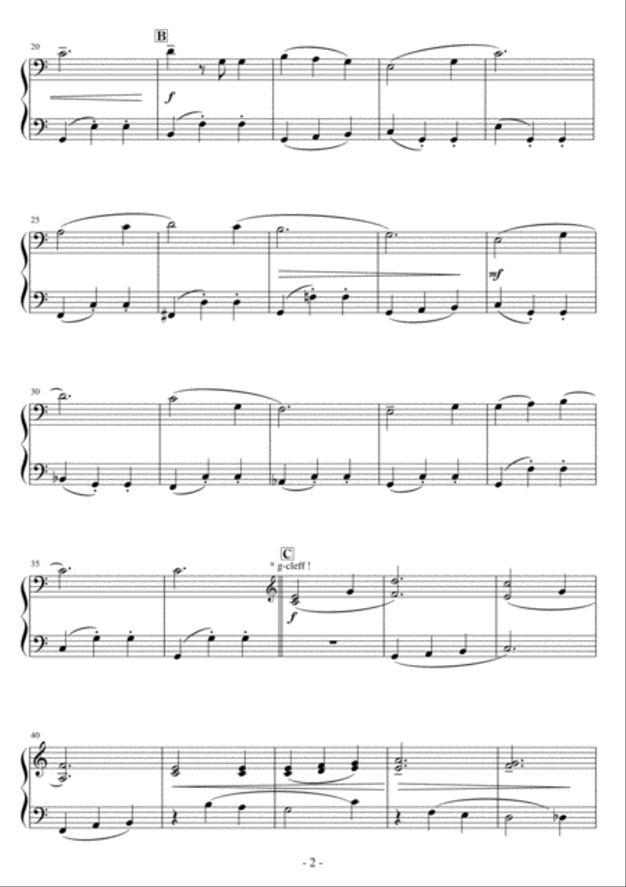 Edelweiss Easy Piano scores gallery preview page 2