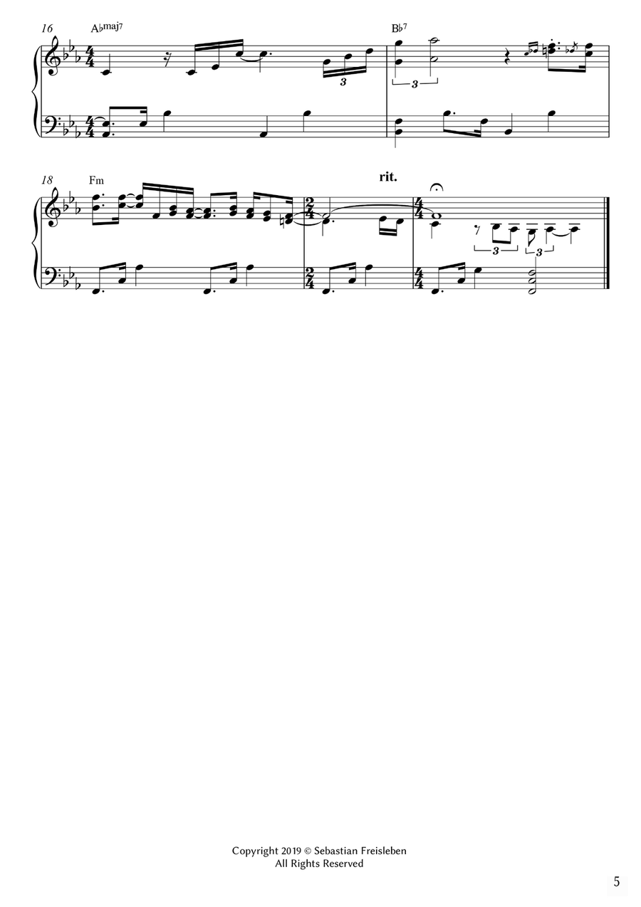 Gregorian Modes - 7 Little Pieces In Church Modes For Piano Piano Method scores gallery preview page 5