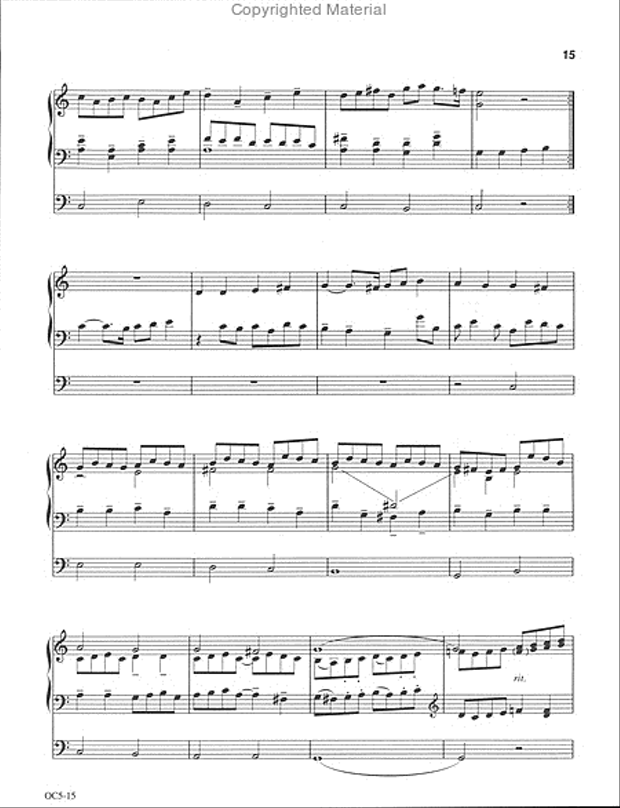 Suite for Holy Week Organ scores gallery preview page 3