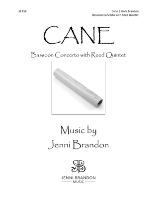 Book cover for CANE: Bassoon Concerto with Reed Quintet