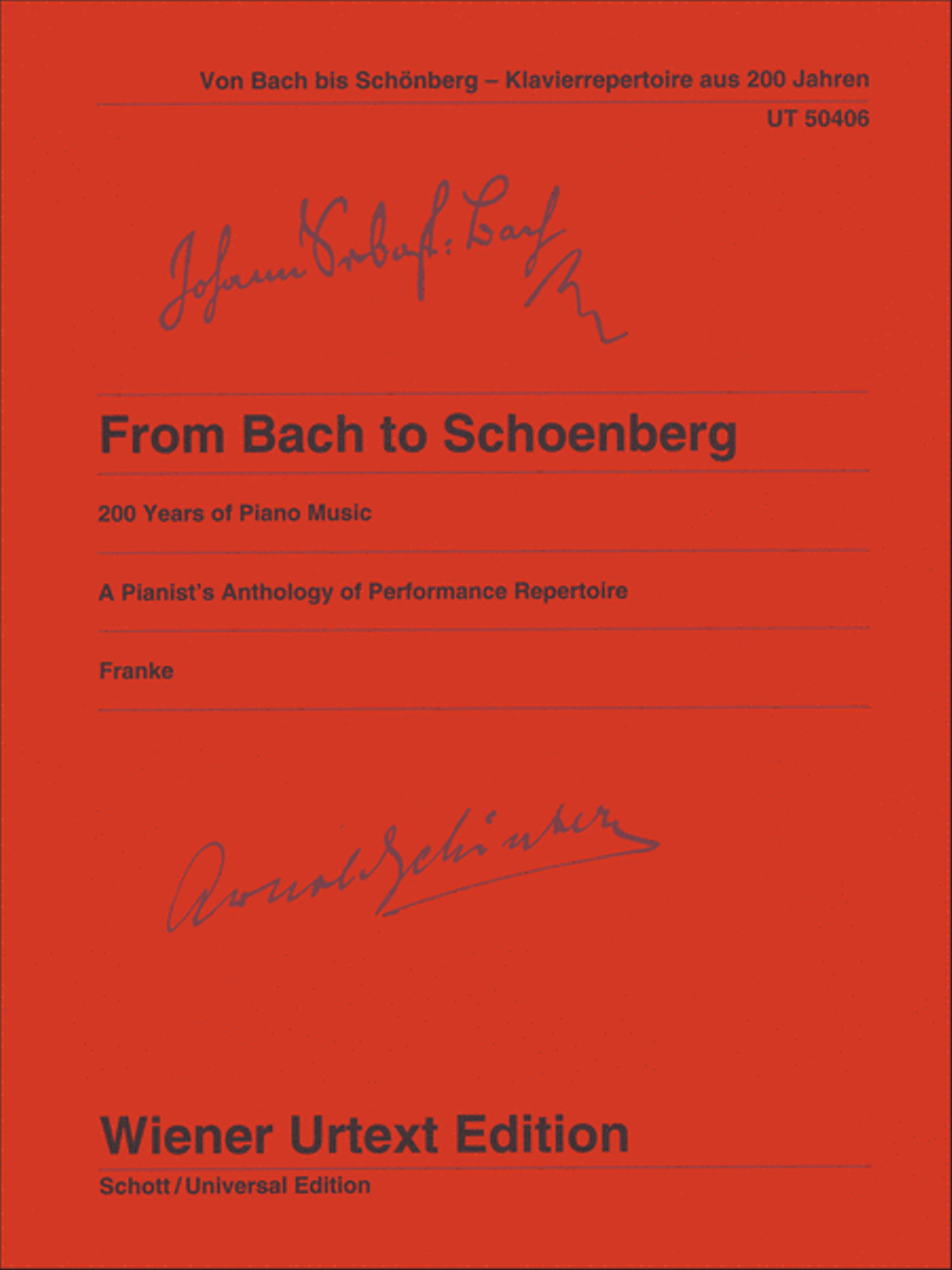 From Bach to Schoenberg