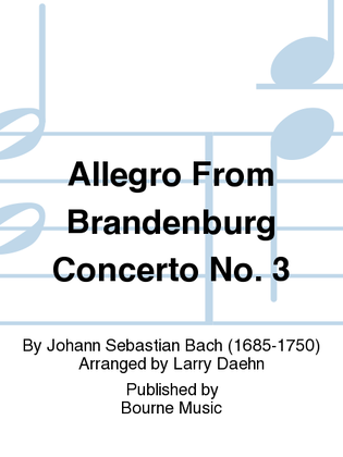 Allegro From Brandenburg Concerto No. 3
