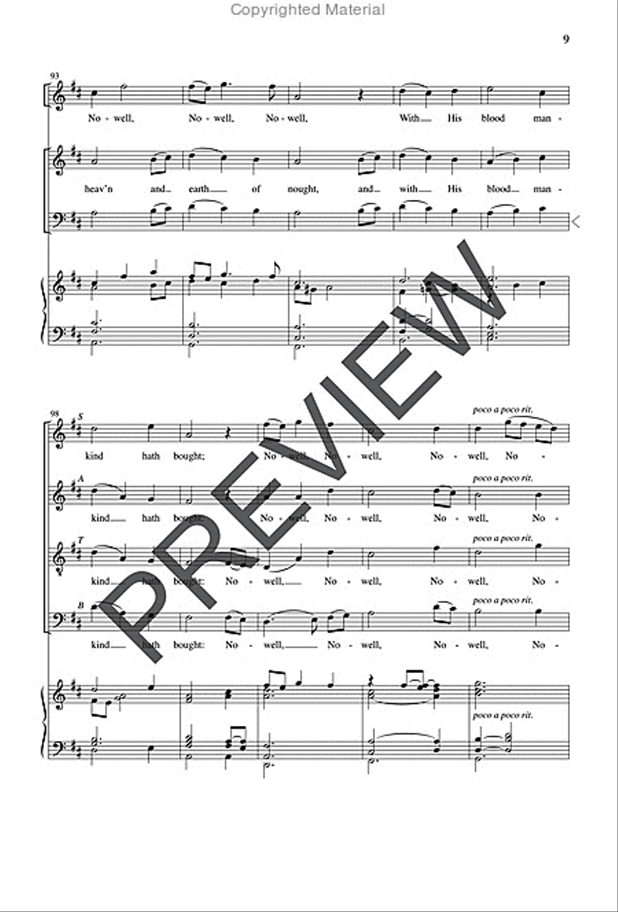 Festival First Nowell Festival First Nowell 4-Part scores gallery preview page 8