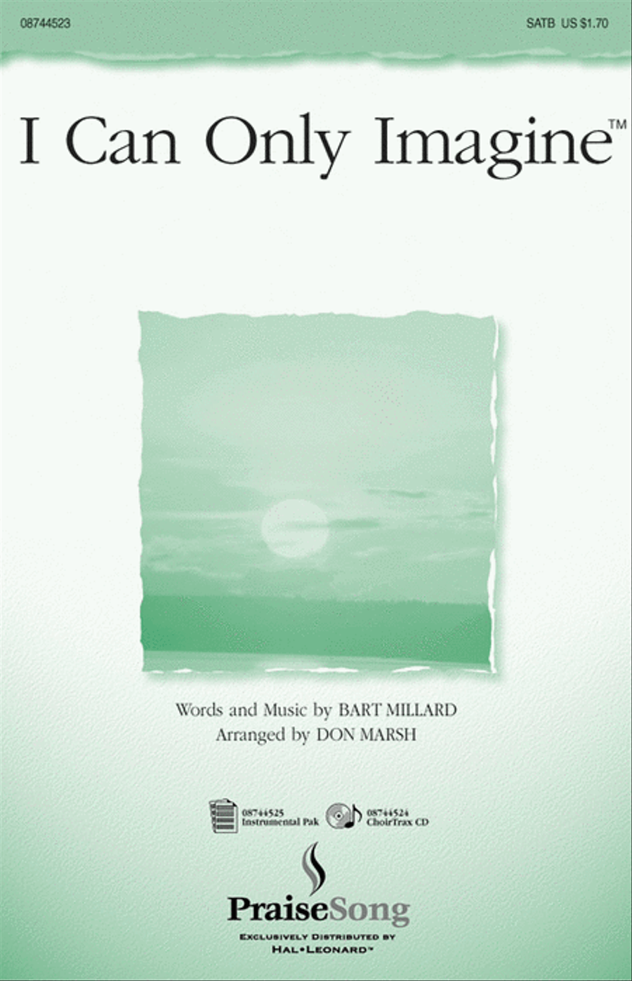 I Can Only Imagine 4-Part scores gallery preview page 1