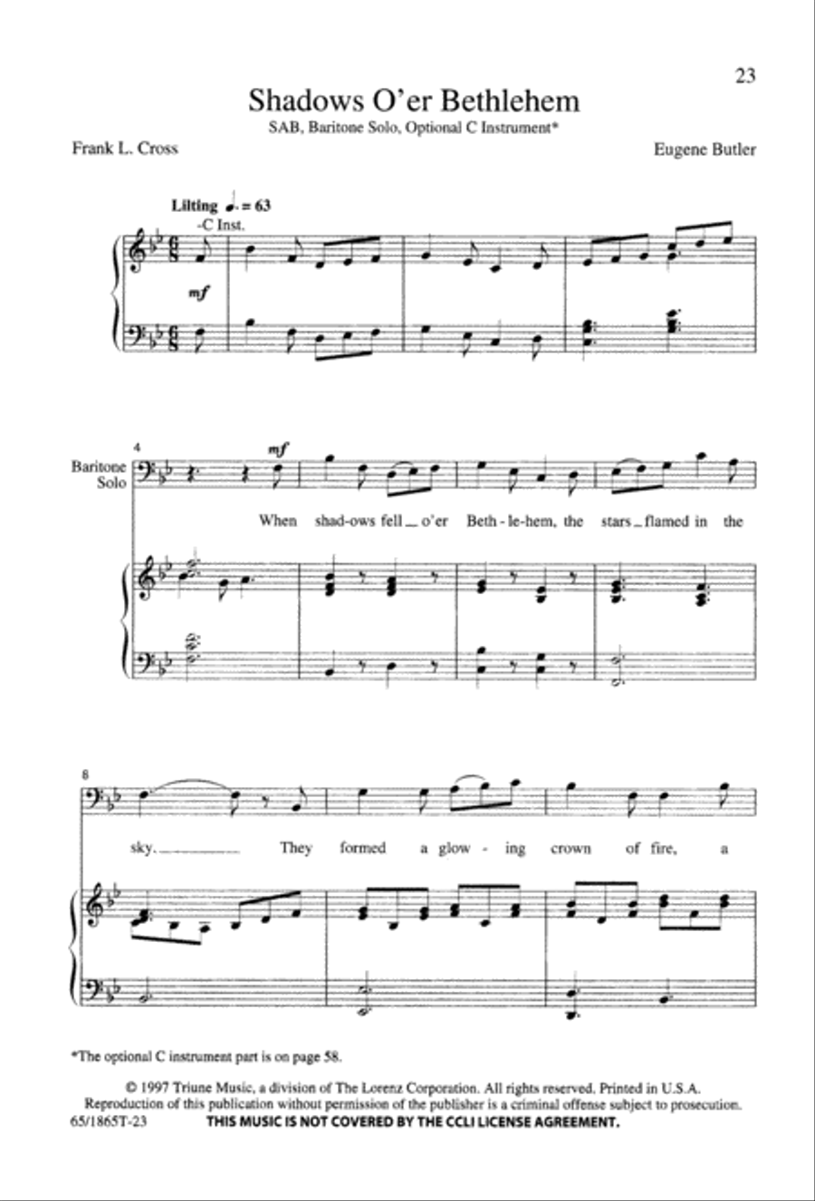 A Great Light A Great Light 3-Part scores gallery preview page 25