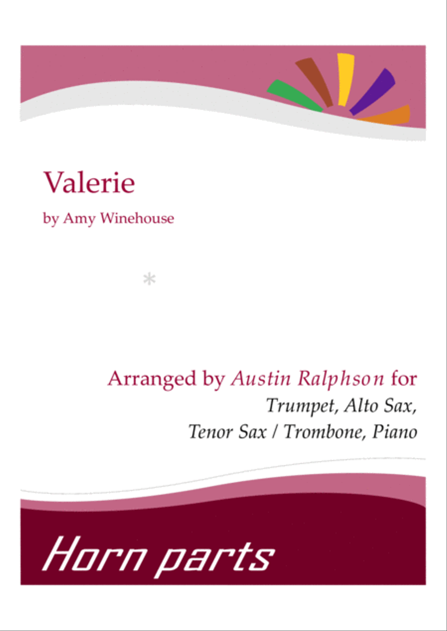 Valerie Valerie Tenor Saxophone scores gallery preview page 1