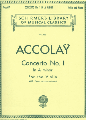 Book cover for Concerto No. 1 in A Minor