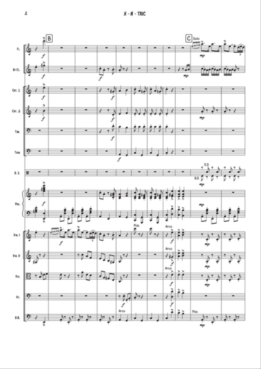 X-N-Tric Clarinet scores gallery preview page 4