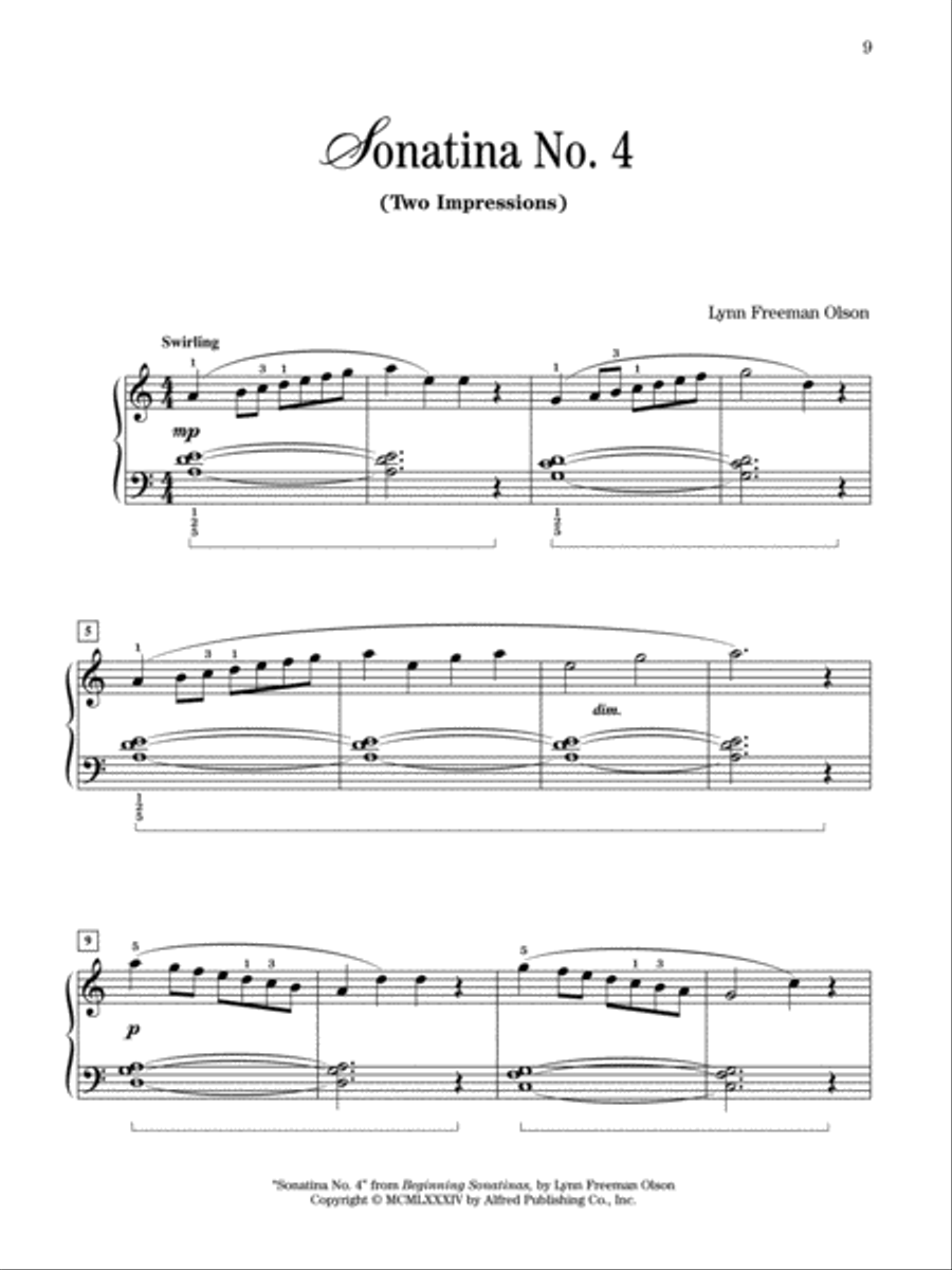 Lyrical Sonatinas, Book 1 Piano Solo scores gallery preview page 6