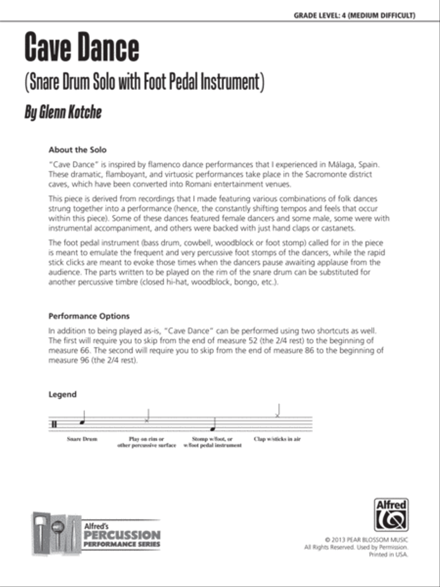 Cave Dance Small Ensemble scores gallery preview page 2