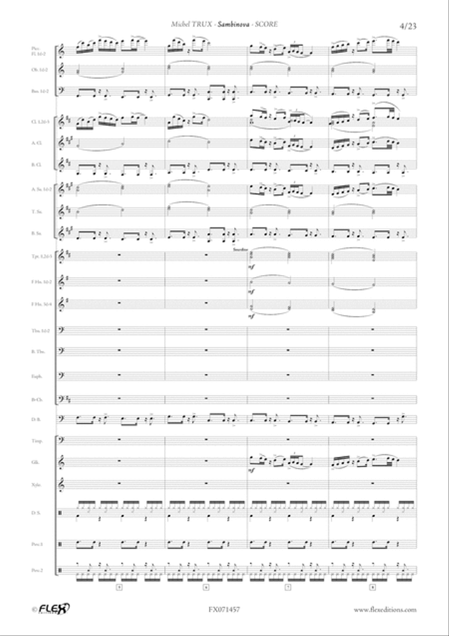 Sambinova Sambinova Concert Band scores gallery preview page 4