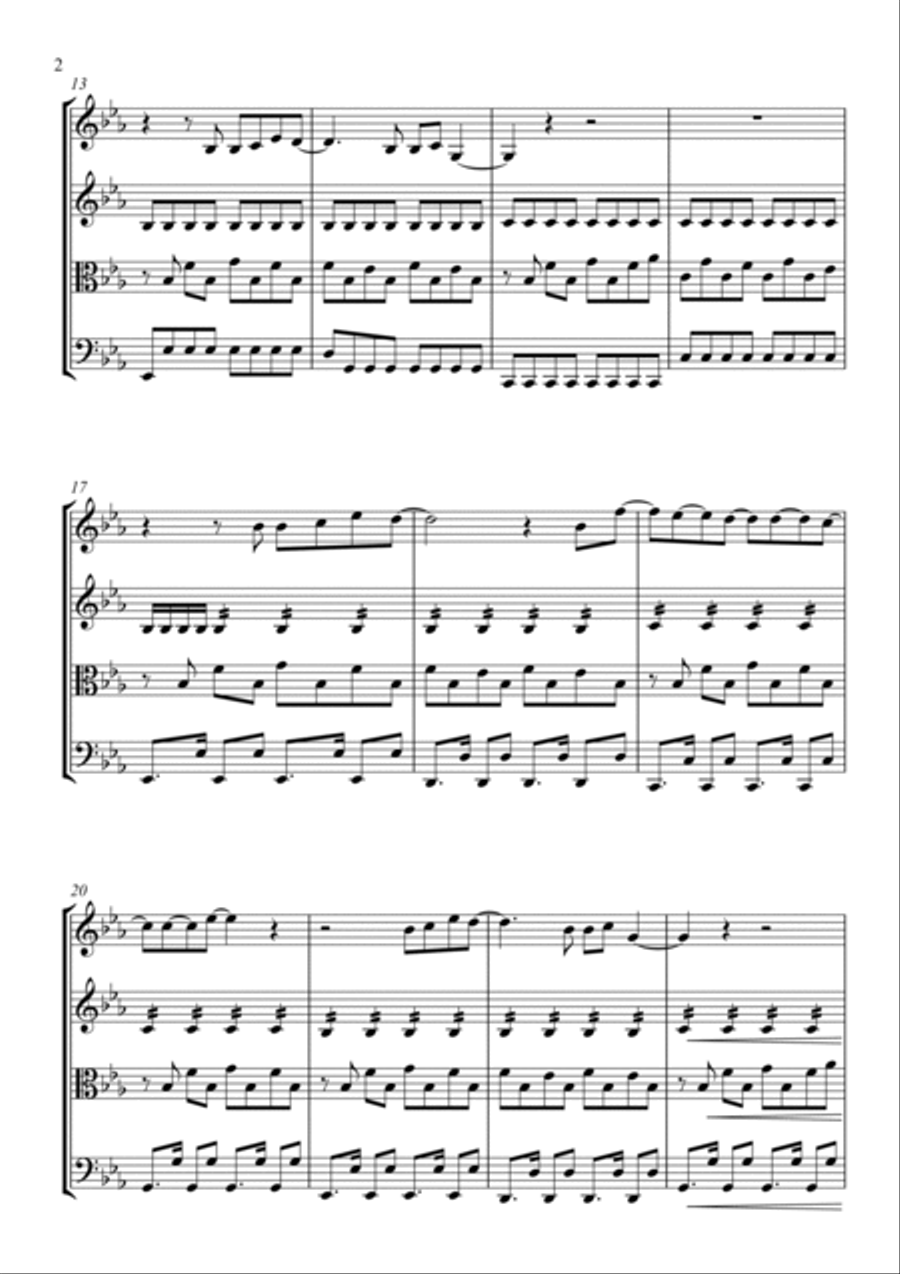 Titanium String Quartet scores gallery preview page 2